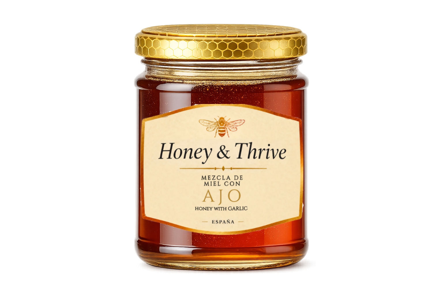 Retama honey with Garlic