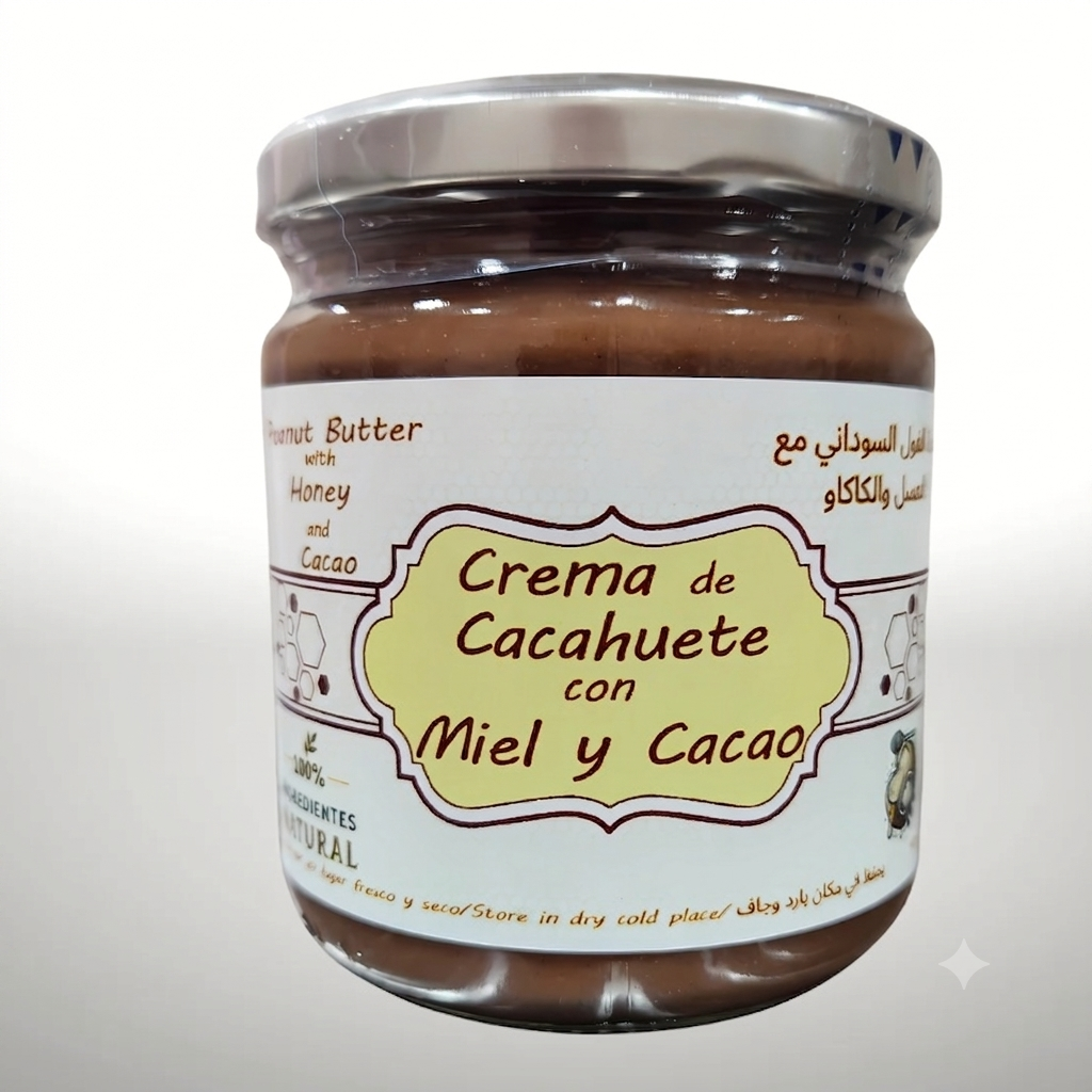 Peanut Butter with Retama Honey and Cacao